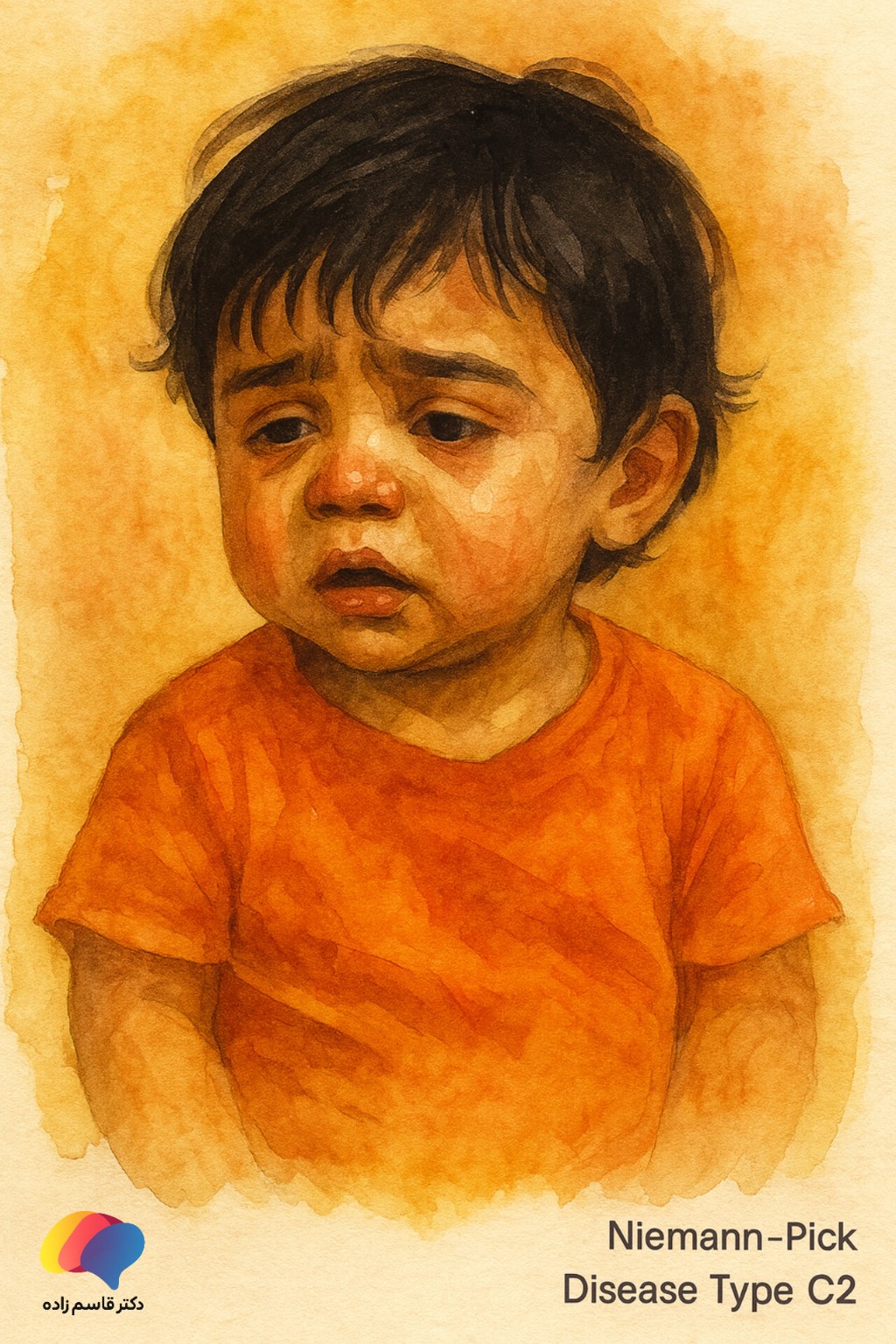 سندرم نیمن پیک نوع C2 در کودکان | کودک مبتلا به علائم سندرم نیمن پیک نوع C2 شامل تأخیر کلامی، مشکلات تعادل و جویدن کند